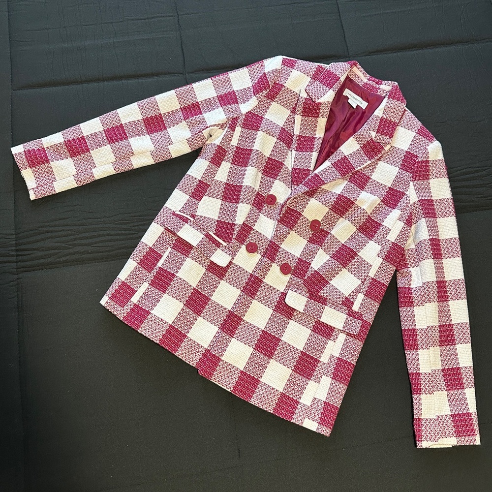 Gorgeous Liz Claiborne Checkered Blazer